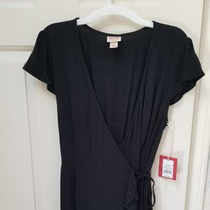 Mossimo Wrap Dress/Black/XS
